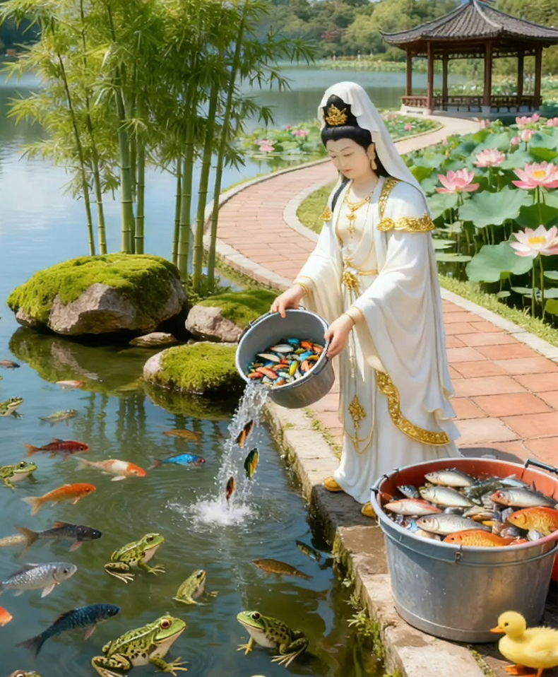 代放生视频回向功德